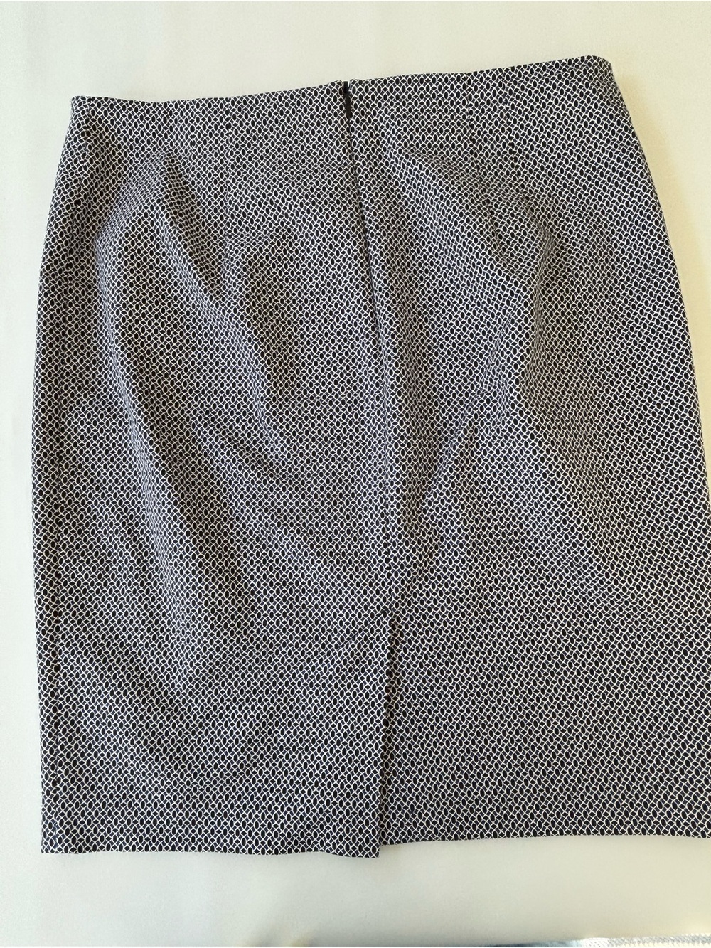 Pencil skirt, blue/black, professional, size 6